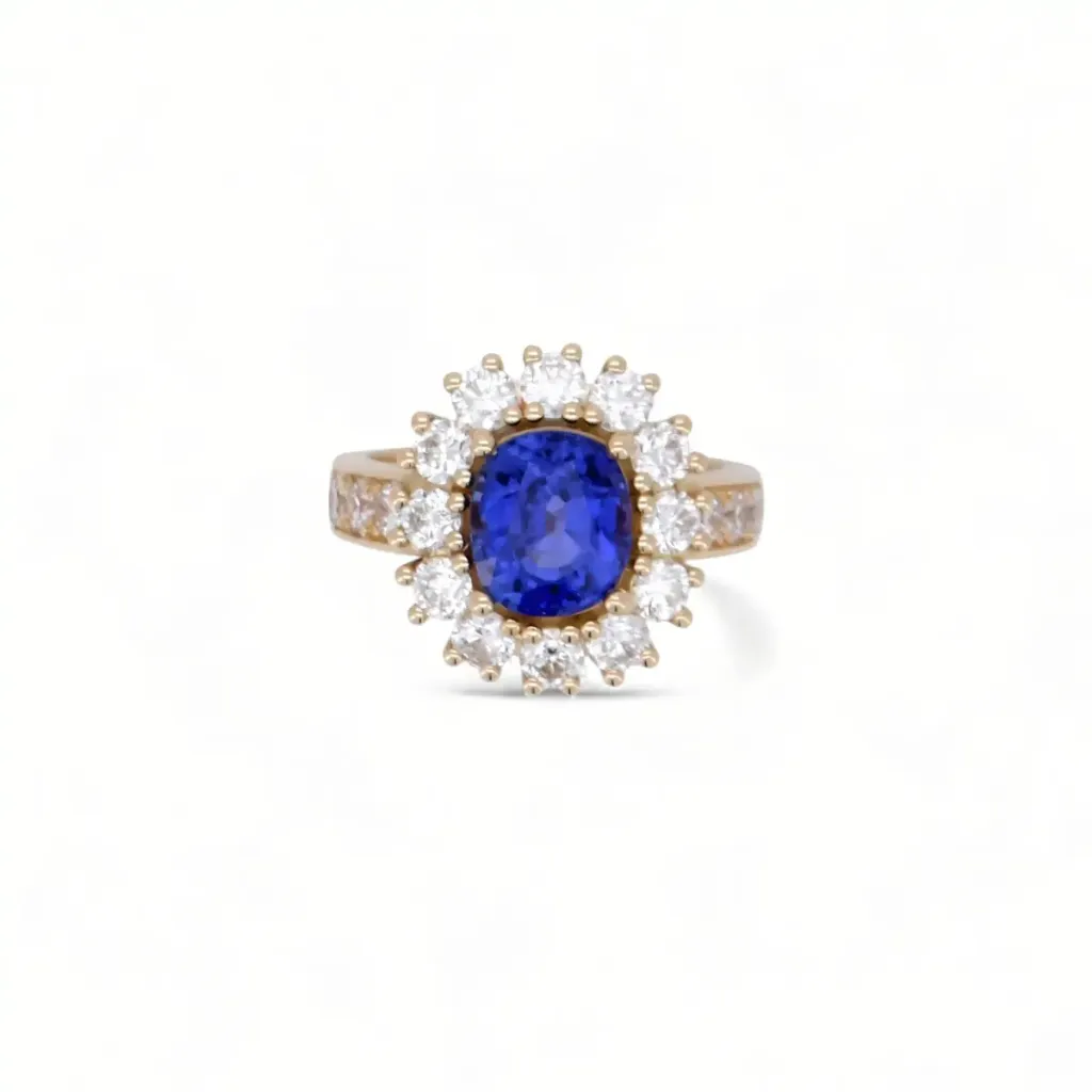 Bague de fiançailles saphir de Ceylan