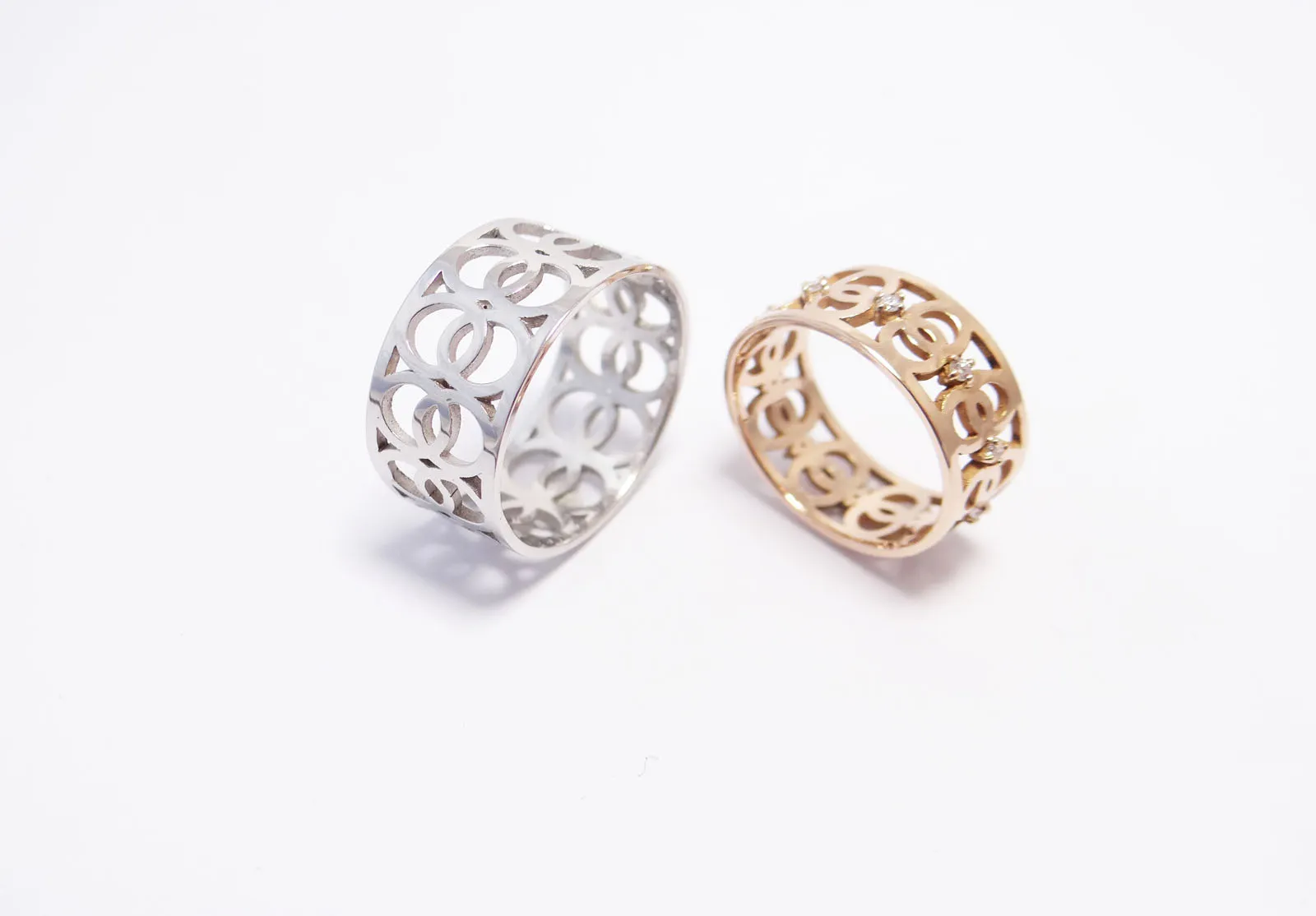 Bespoke Yellow Gold Diamond Ring in Nantes: An Anniversary in Gold