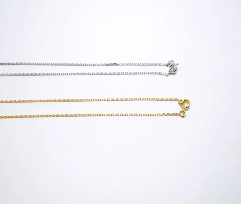 chaine maille forcat en or jaune ou blanc 18 carats