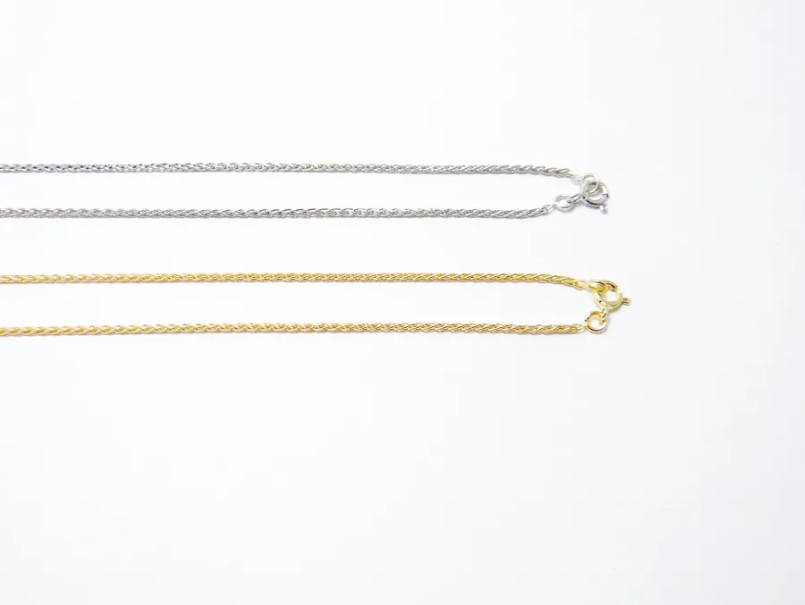 chaine or 18 carats maille spiga