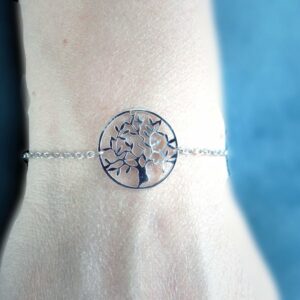 bracelet arbre de vie argent