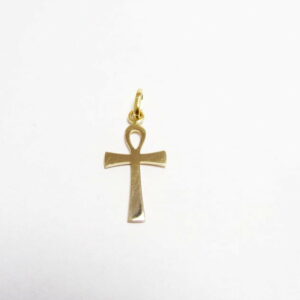 pendentif croix en or jaune 18 carats égyptienne