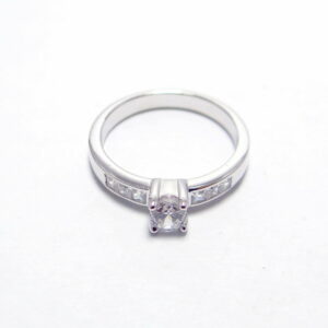 bague or blanc 18 carats diamants