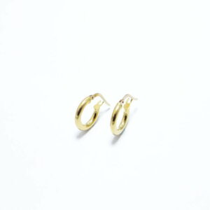 creoles en or jaune 18 carats petite