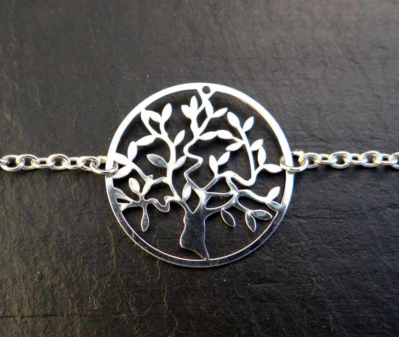 bracelet arbre de vie argent