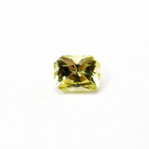 chrysoberyl magnifique couleur jaune taille coussin