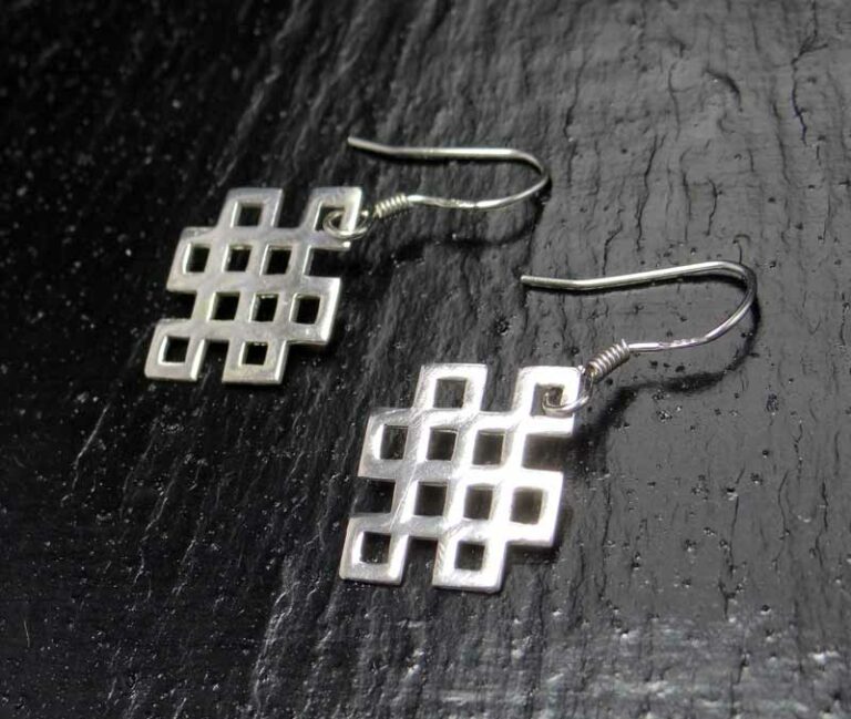 Boucles d’oreilles ethniques  argent