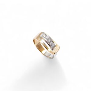 bague serpent diamant serti grains en vente