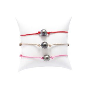 bracelet cordon perle de tahiti