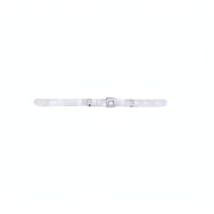 Bracelet élégant en or avec diamants et nacre blanche – bijou raffiné pour femme