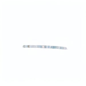 Bracelet femme en argent 925 avec amazonite naturelle et un diamant, création de joaillier